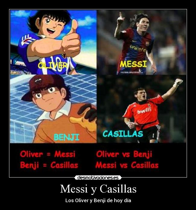 Messi y Casillas - 