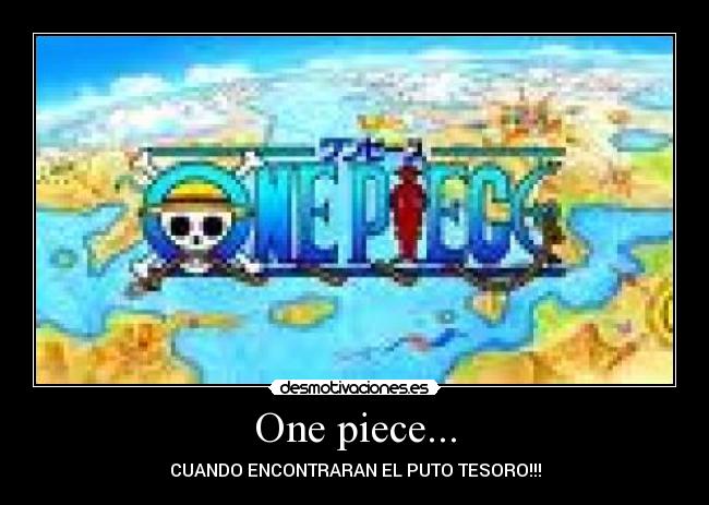 One piece... - 