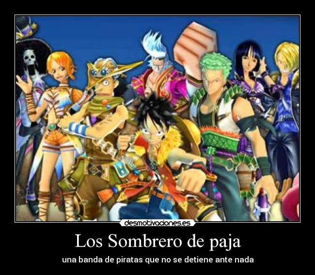 carteles los sombrero paja desmotivaciones