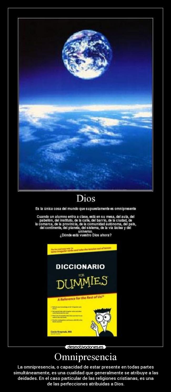 carteles omnipresencia desmotivaciones