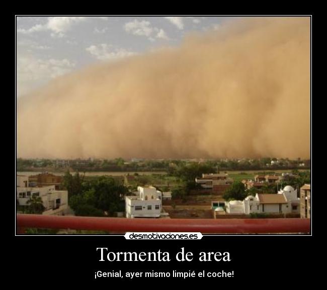 Tormenta de area - 