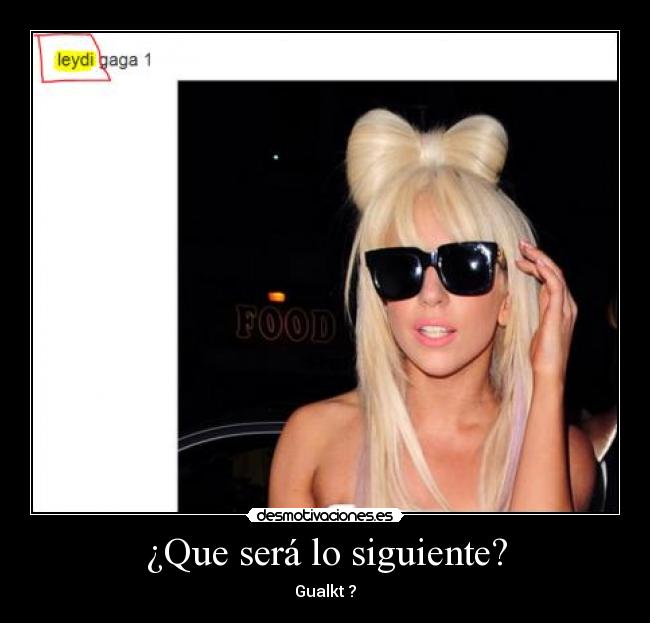 ¿Que será lo siguiente? - 