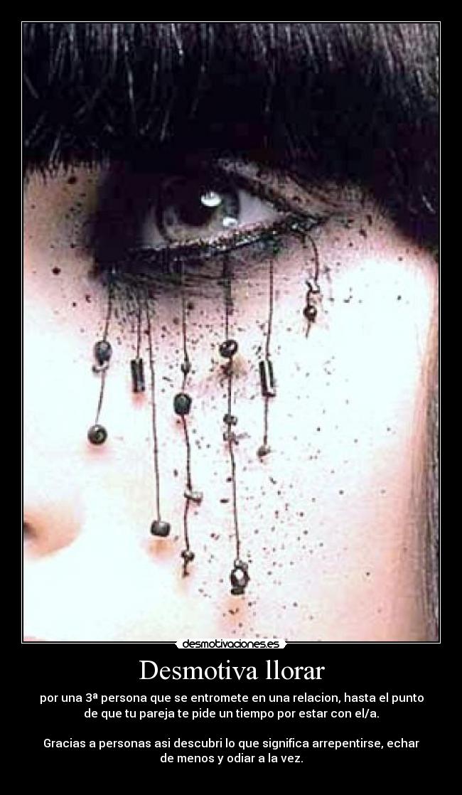 Desmotiva llorar - 