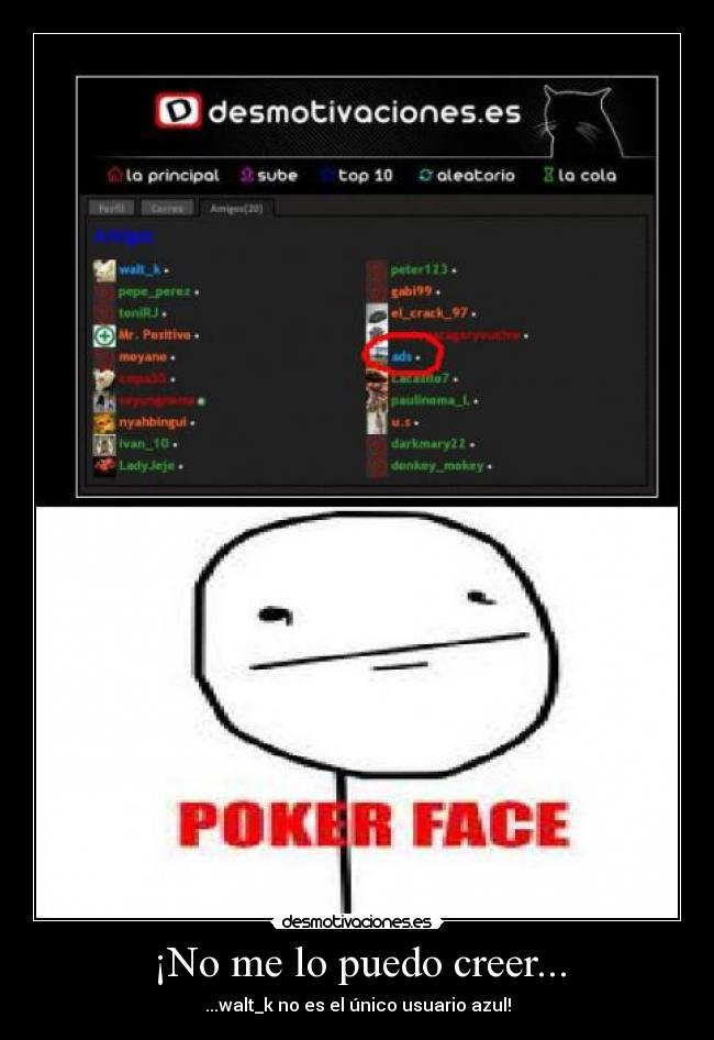 ¡No me lo puedo creer... -