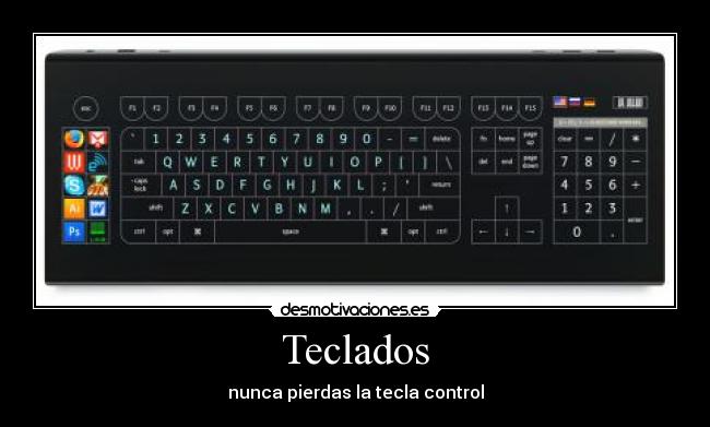 Teclados - nunca pierdas la tecla control