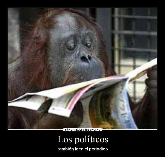 Los políticos - también leen el periodico