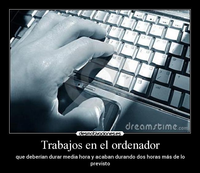 Trabajos en el ordenador -