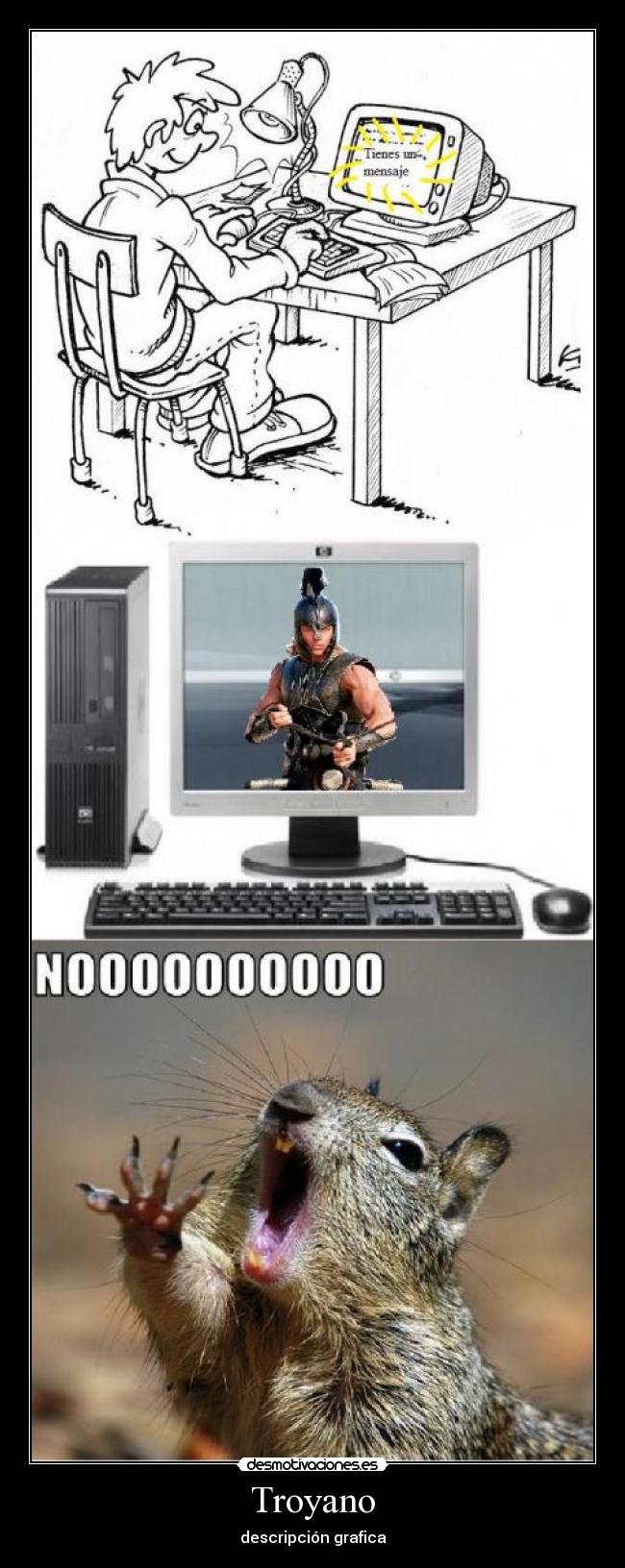 Troyano - descripción grafica