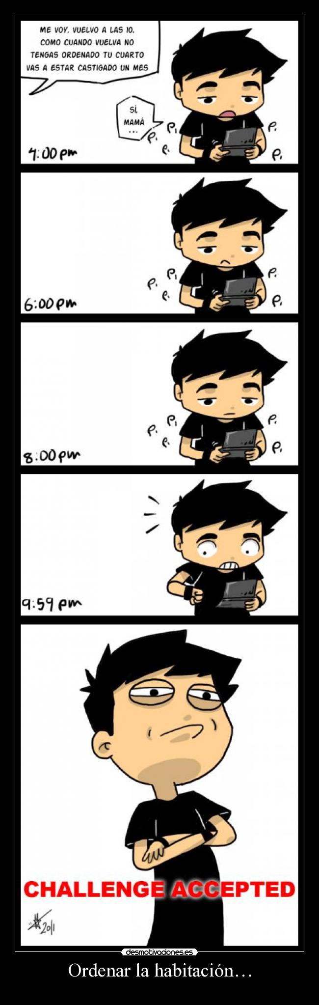 Ordenar la habitación… - 