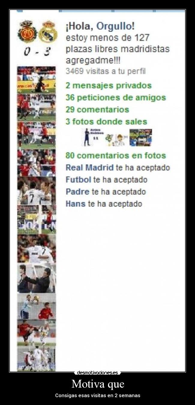 Motiva que - Consigas esas visitas en 2 semanas