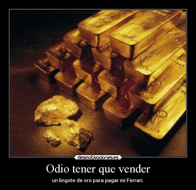 Odio tener que vender - 