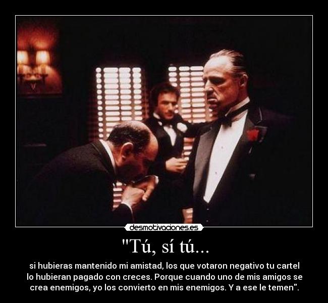 carteles padrino frase desmotivaciones