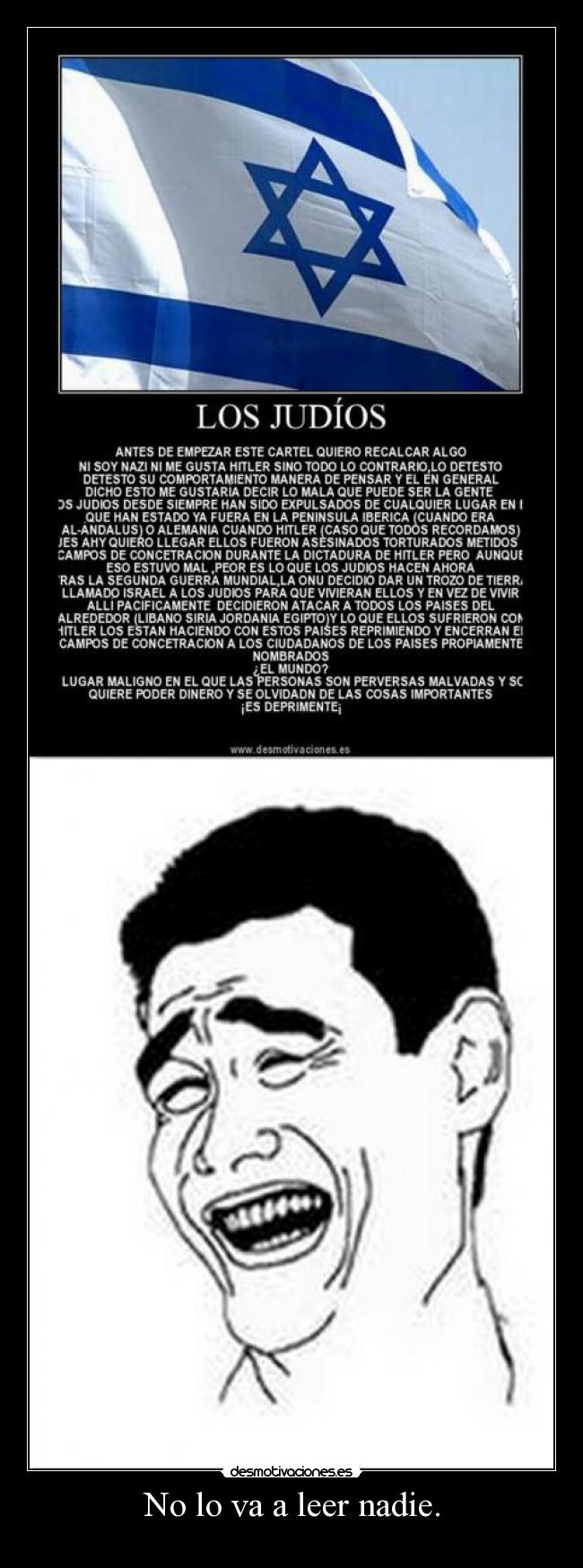 No lo va a leer nadie. - 