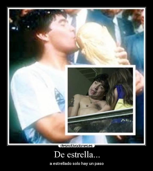 De estrella... - a estrellado solo hay un paso