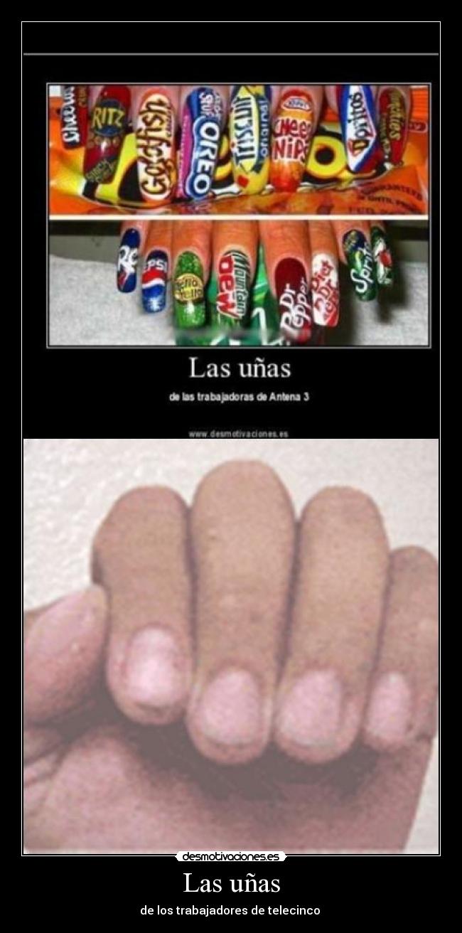 Las uñas - de los trabajadores de telecinco