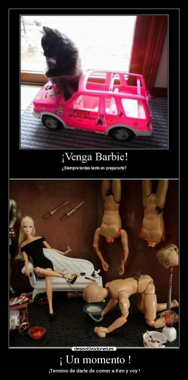 carteles barbie desmotivaciones