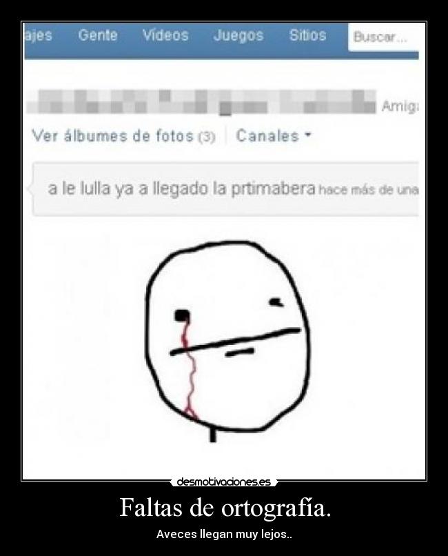 Faltas de ortografía. -