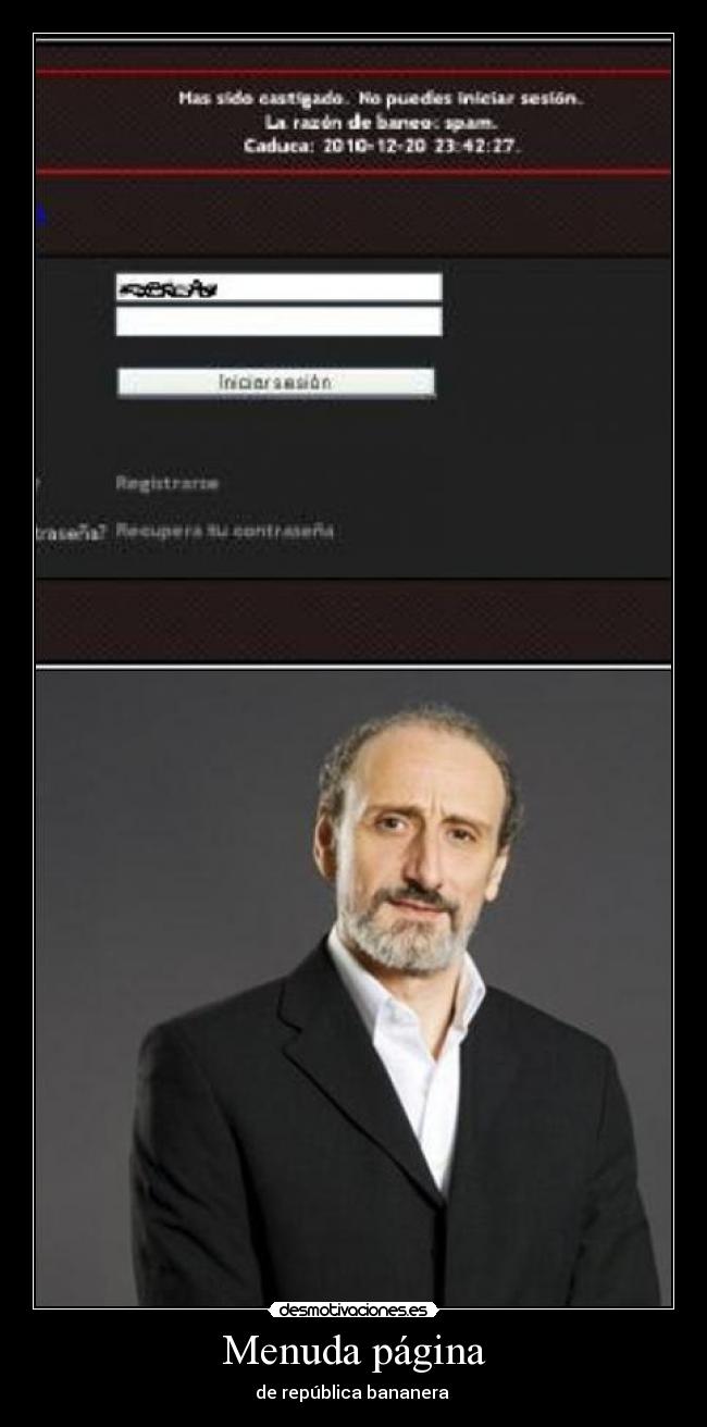 Menuda página - de república bananera