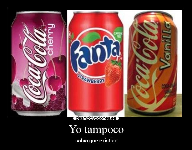 Yo tampoco - sabía que existían