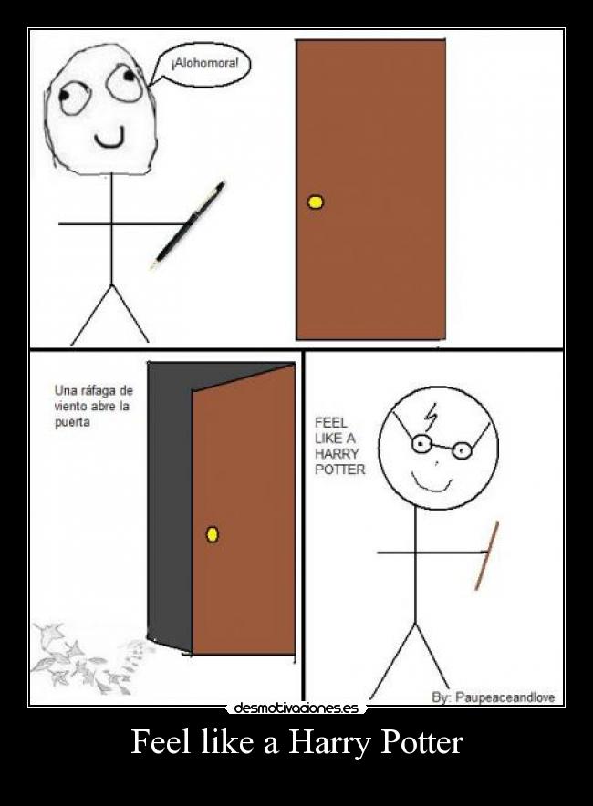 Feel like a Harry Potter -