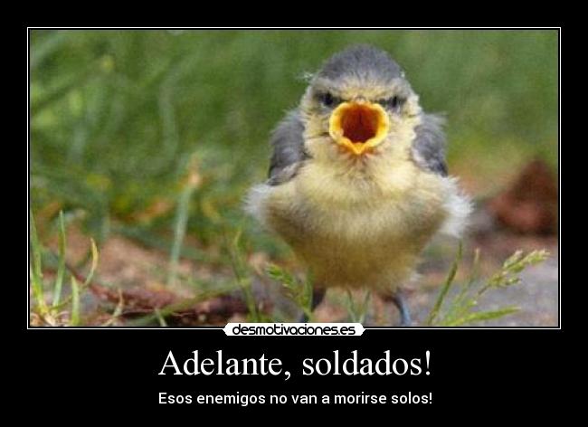 Adelante, soldados! -