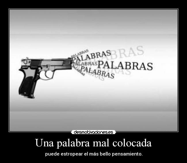 Una palabra mal colocada - 