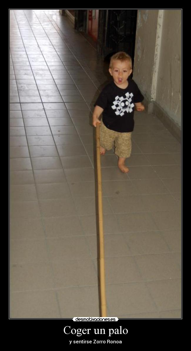 Coger un palo -