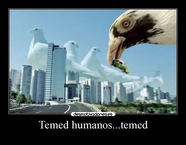 Temed humanos...temed -