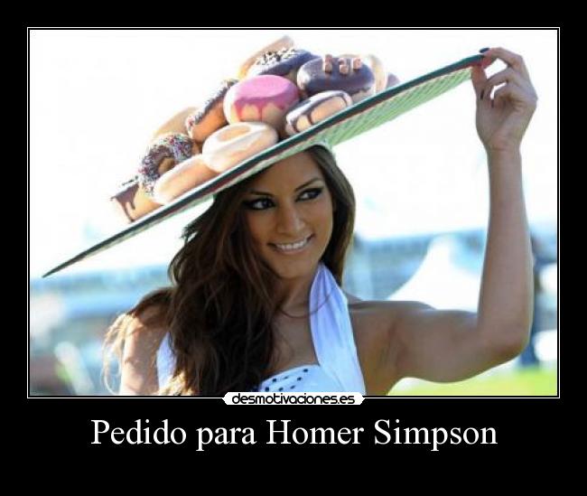 Pedido para Homer Simpson -