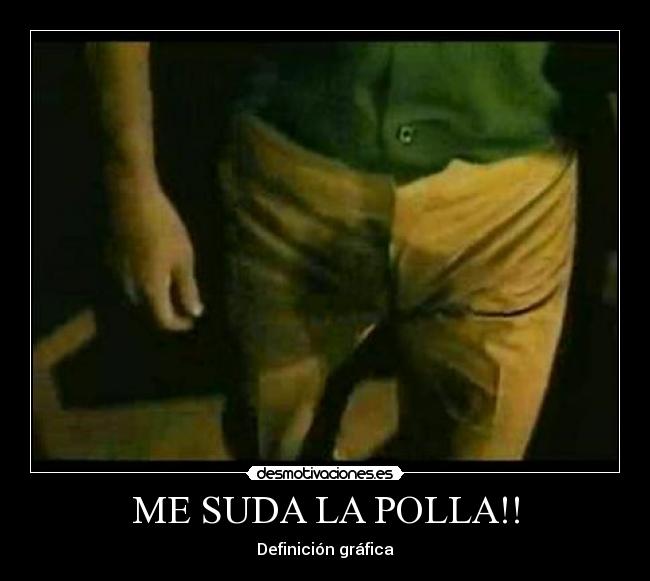 ME SUDA LA POLLA!! - 