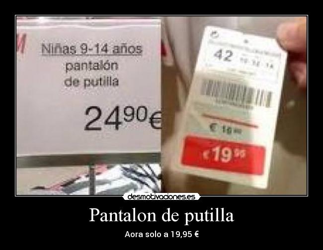 Pantalon de putilla -
