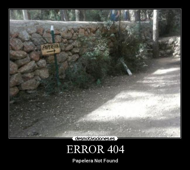 ERROR 404 - 
