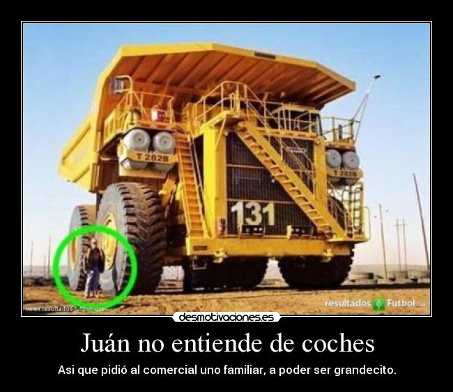 carteles coche grande comercial desmotivaciones