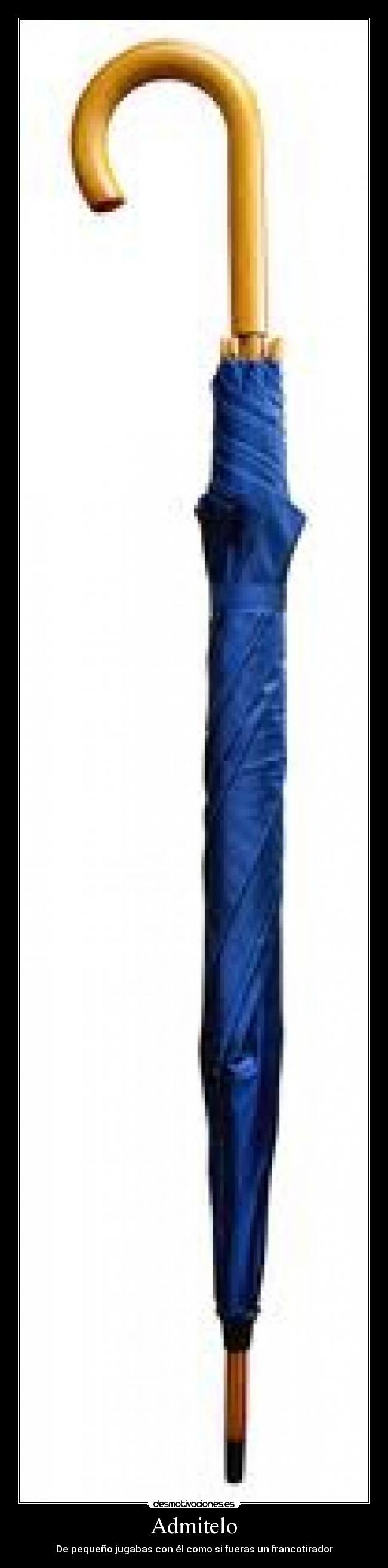 Admitelo - De pequeño jugabas con él como si fueras un francotirador