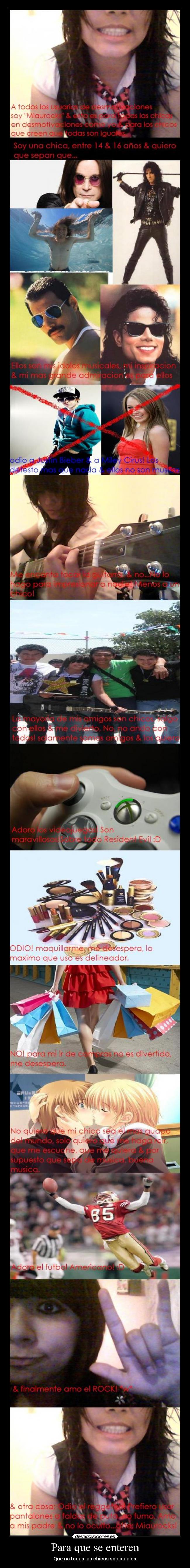 carteles miaurocks yo chica desmotivaciones