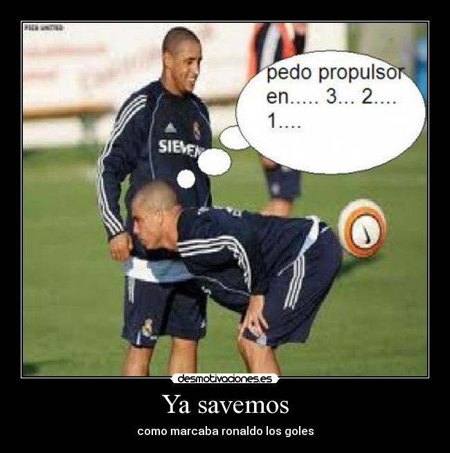 Ya savemos - como marcaba ronaldo los goles
