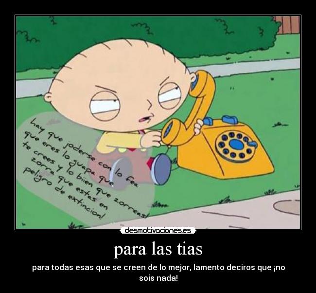 para las tias -