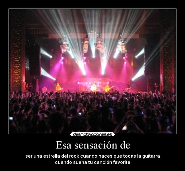 carteles sensacion estrella rock desmotivaciones