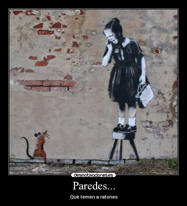 Paredes... - Què temen a ratones