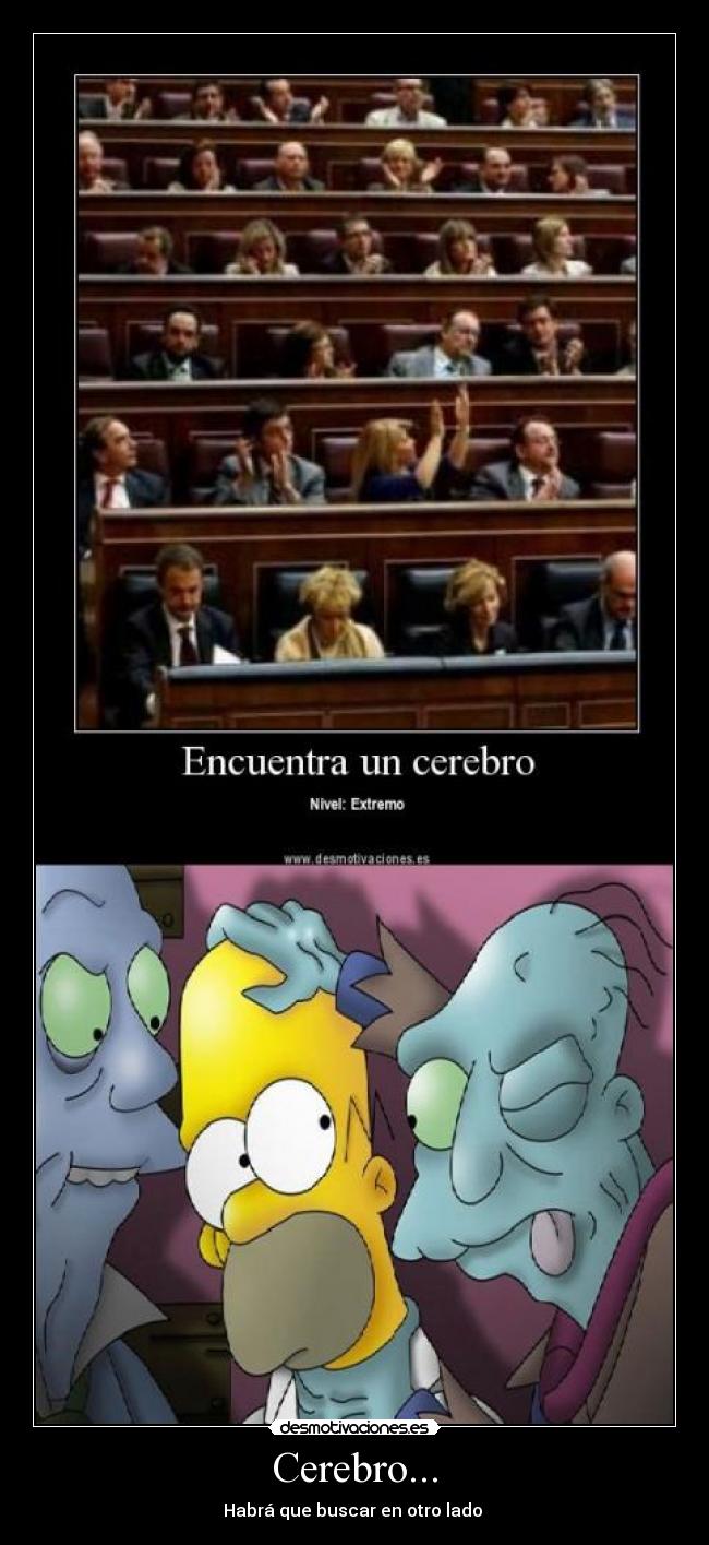 Cerebro... - Habrá que buscar en otro lado