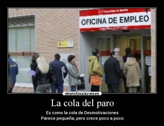 La cola del paro -