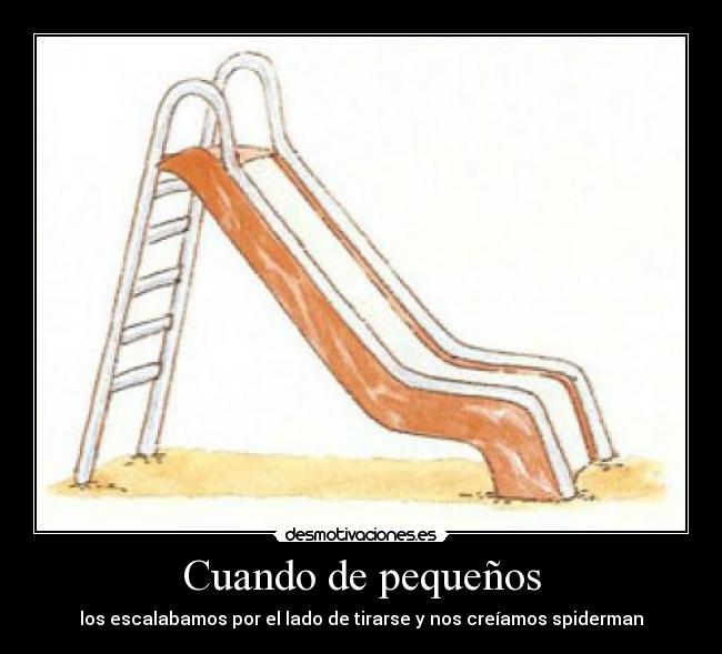 Cuando de pequeños -