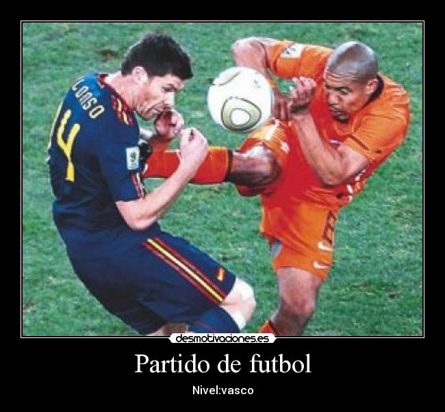 Partido de futbol -