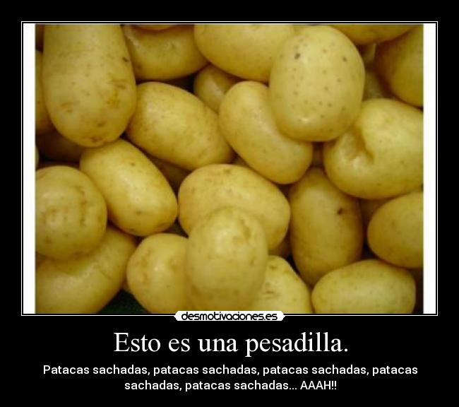 Esto es una pesadilla. -