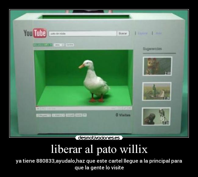 liberar al pato willix -