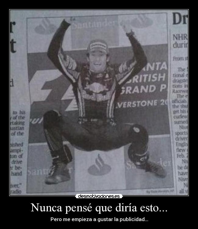 Nunca pensé que diría esto... - 