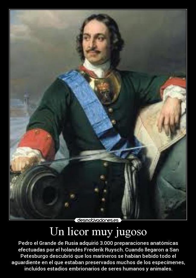 Un licor muy jugoso -