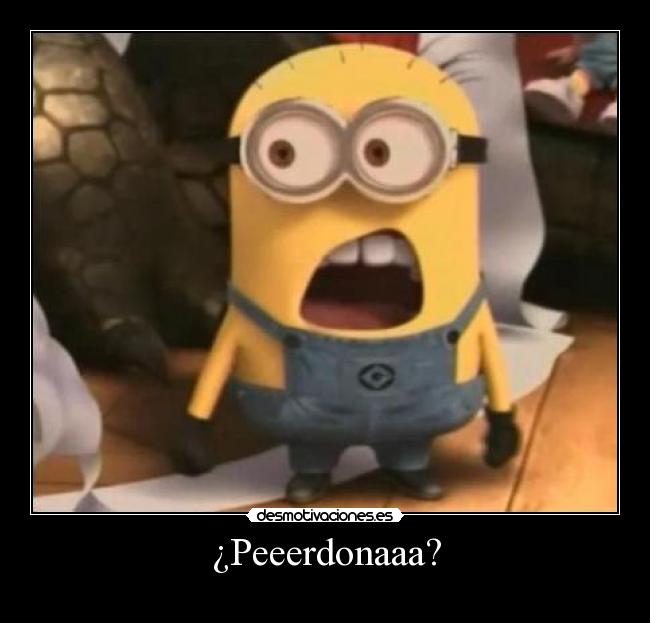 ¿Peeerdonaaa? - 