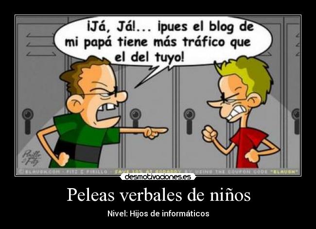 Peleas verbales de niños -