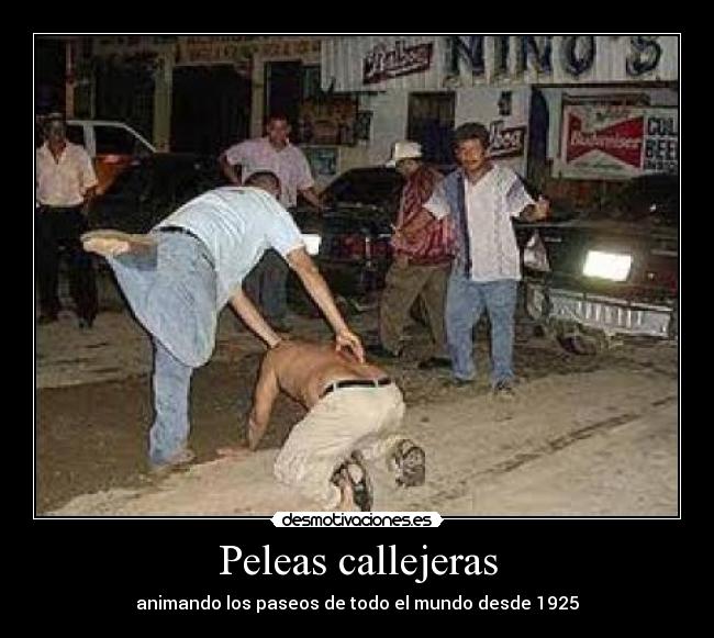 Peleas callejeras - animando los paseos de todo el mundo desde 1925